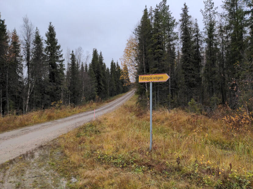 Up North in Finland.