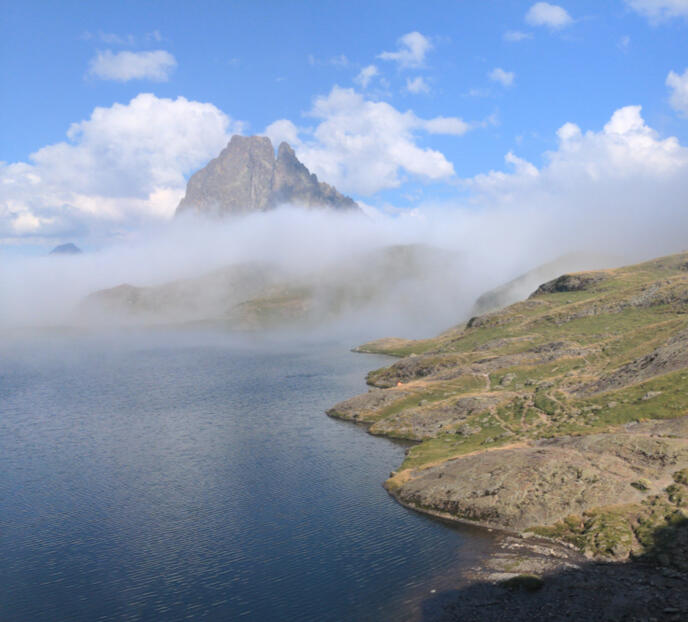 A Lake in the Pyrenees.