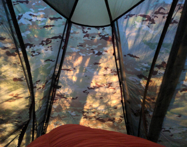 Wild Camping in Germany.