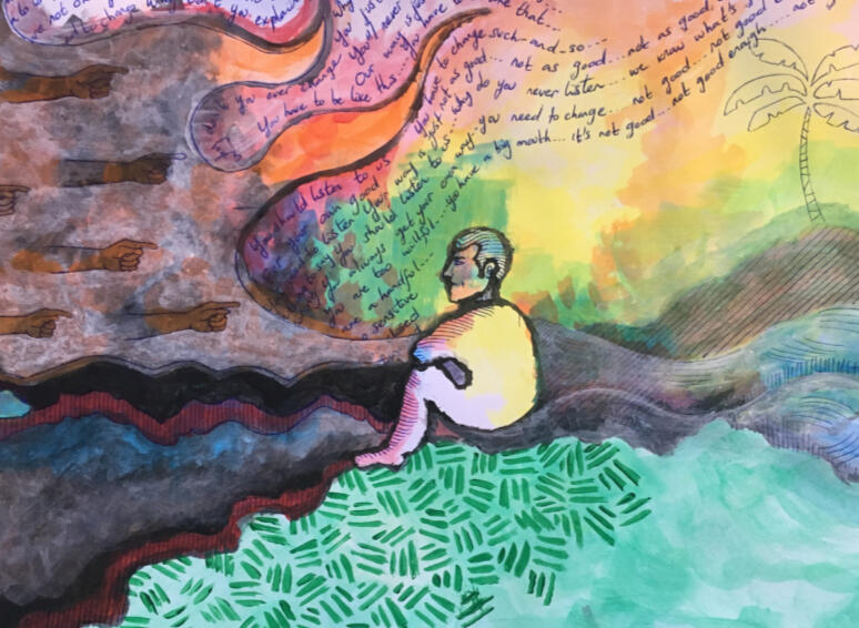 Inner Landscape Painting. Inner Landscape Painting.